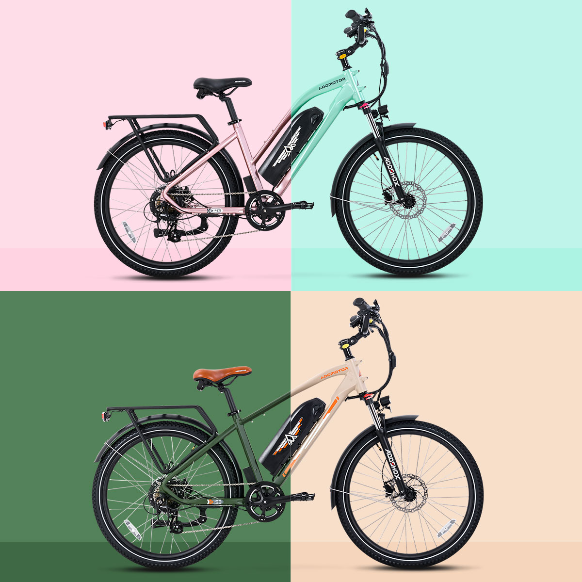 2022 New Ride-Addmotor CITYPRO E-Series Electric bike, Difference with Others