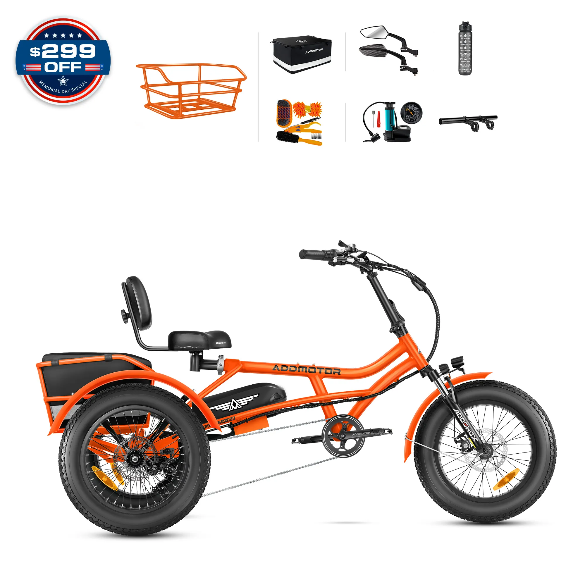 Arisetan II M-360 Mini Semi-Recumbent eTrike