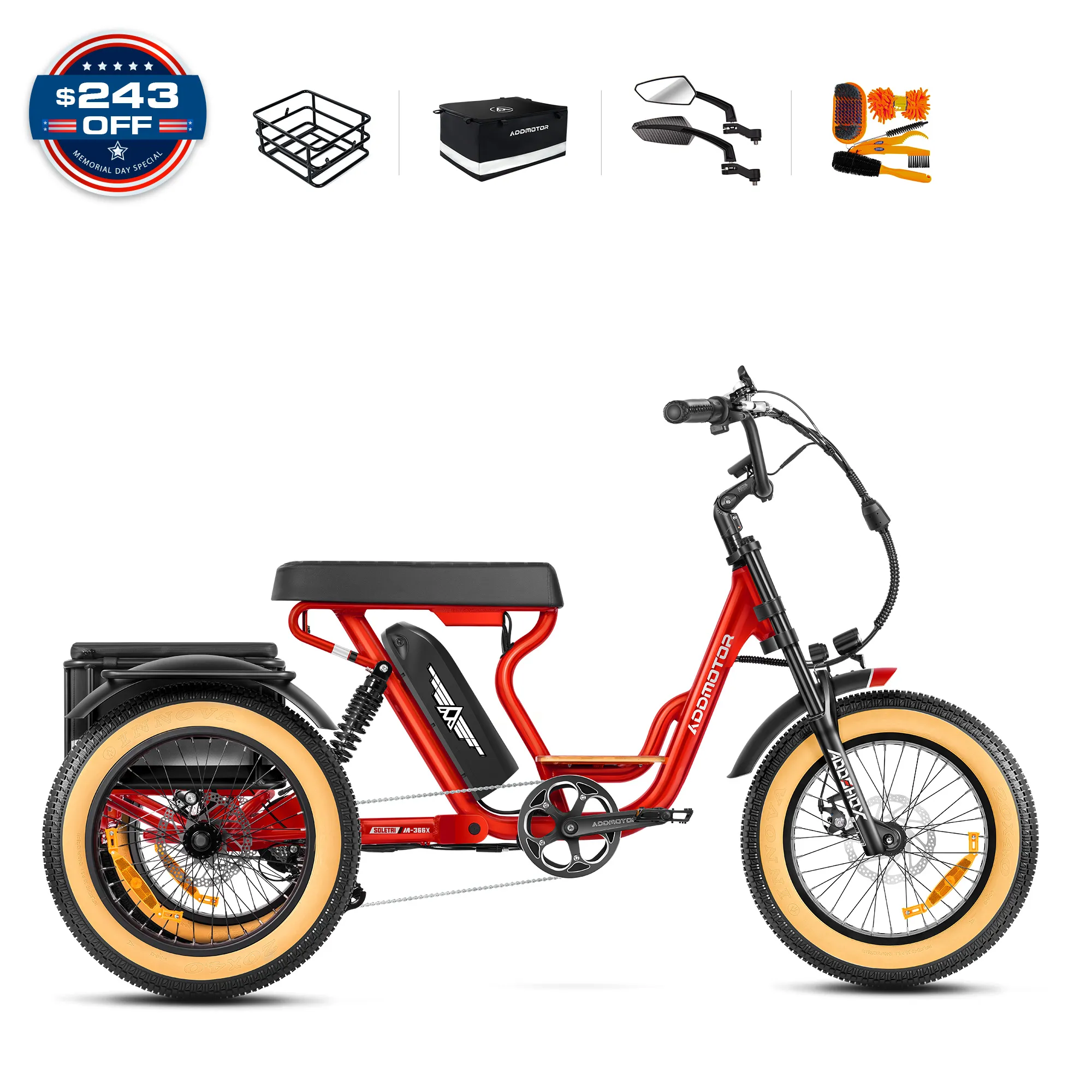 Soletri II M-366X Full-Suspension eTrike